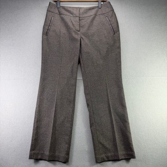 Rafaella Women’s Curvy Fit Gabardine Boot-Leg Trouser Pant Size 8 Regular - Picture 1 of 15